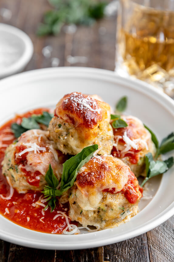 Meatballs Parmigiana, Lunch & Dinner Menu