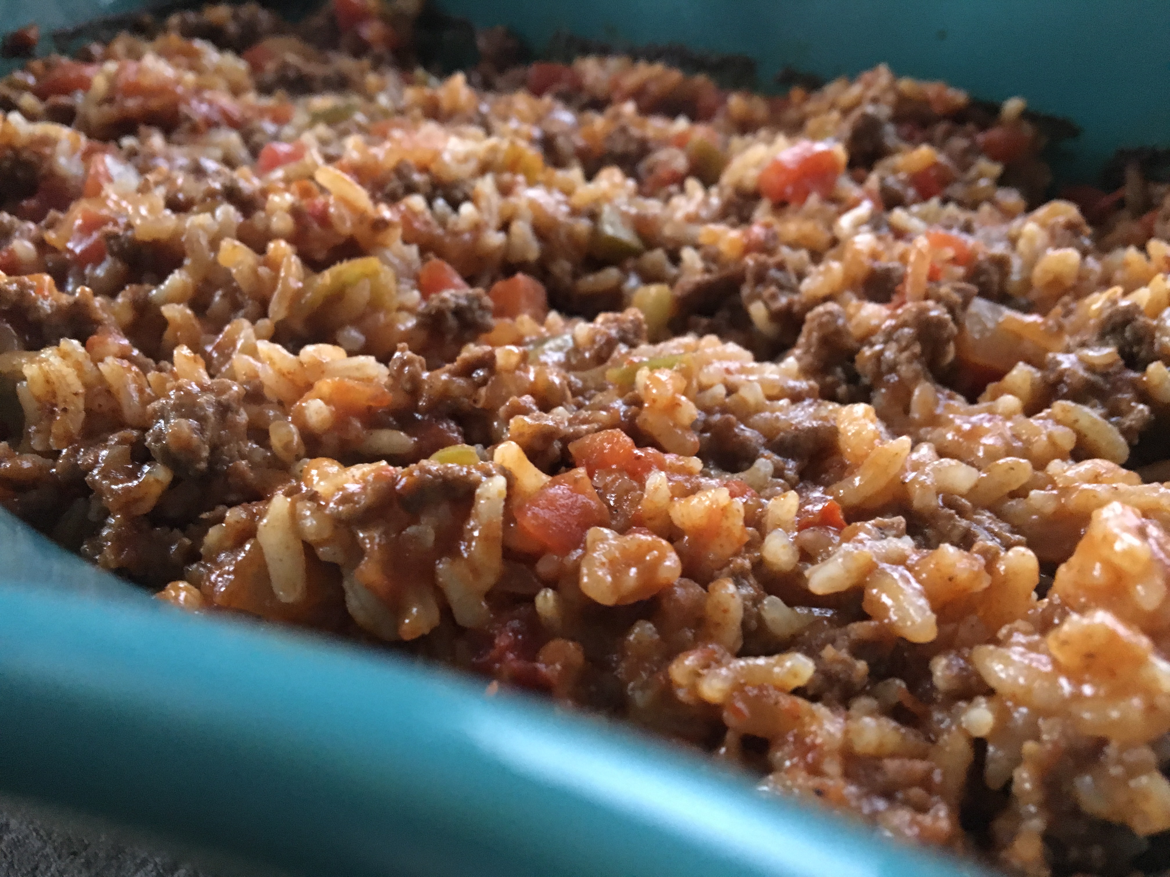 Beef & Rice Taco Casserole 