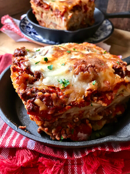 Slow Cooker Turkey Lasagna - Around My Family Table