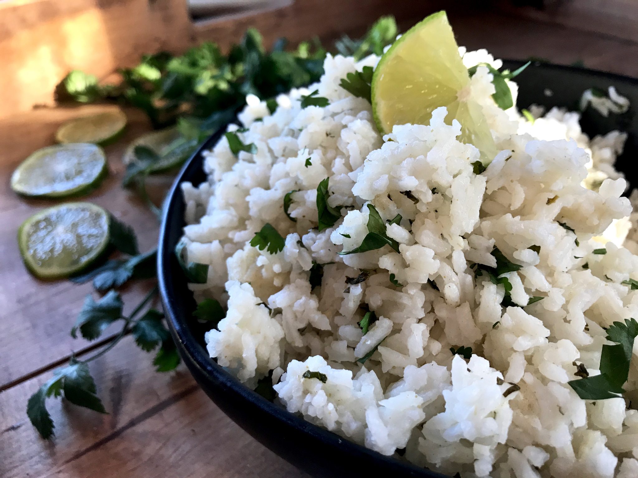 Cilantro Lime Rice The Skinnyish Dish