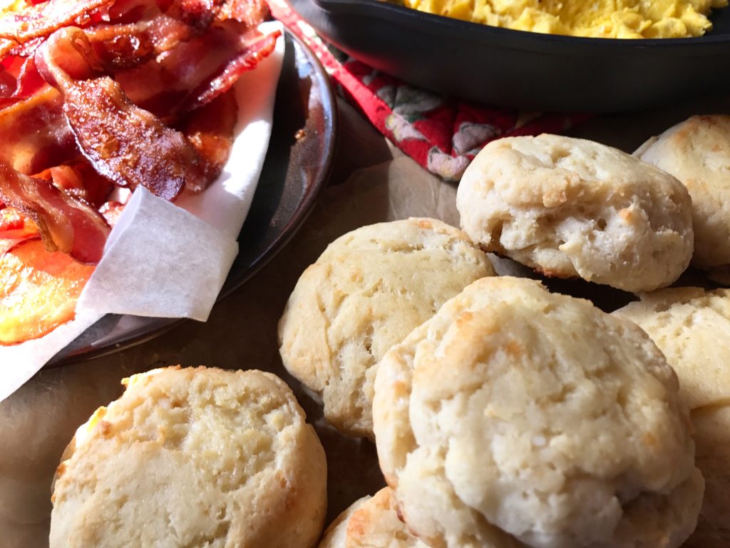 Bacon, Egg, and Cheese Biscuit - The Skinnyish Dish