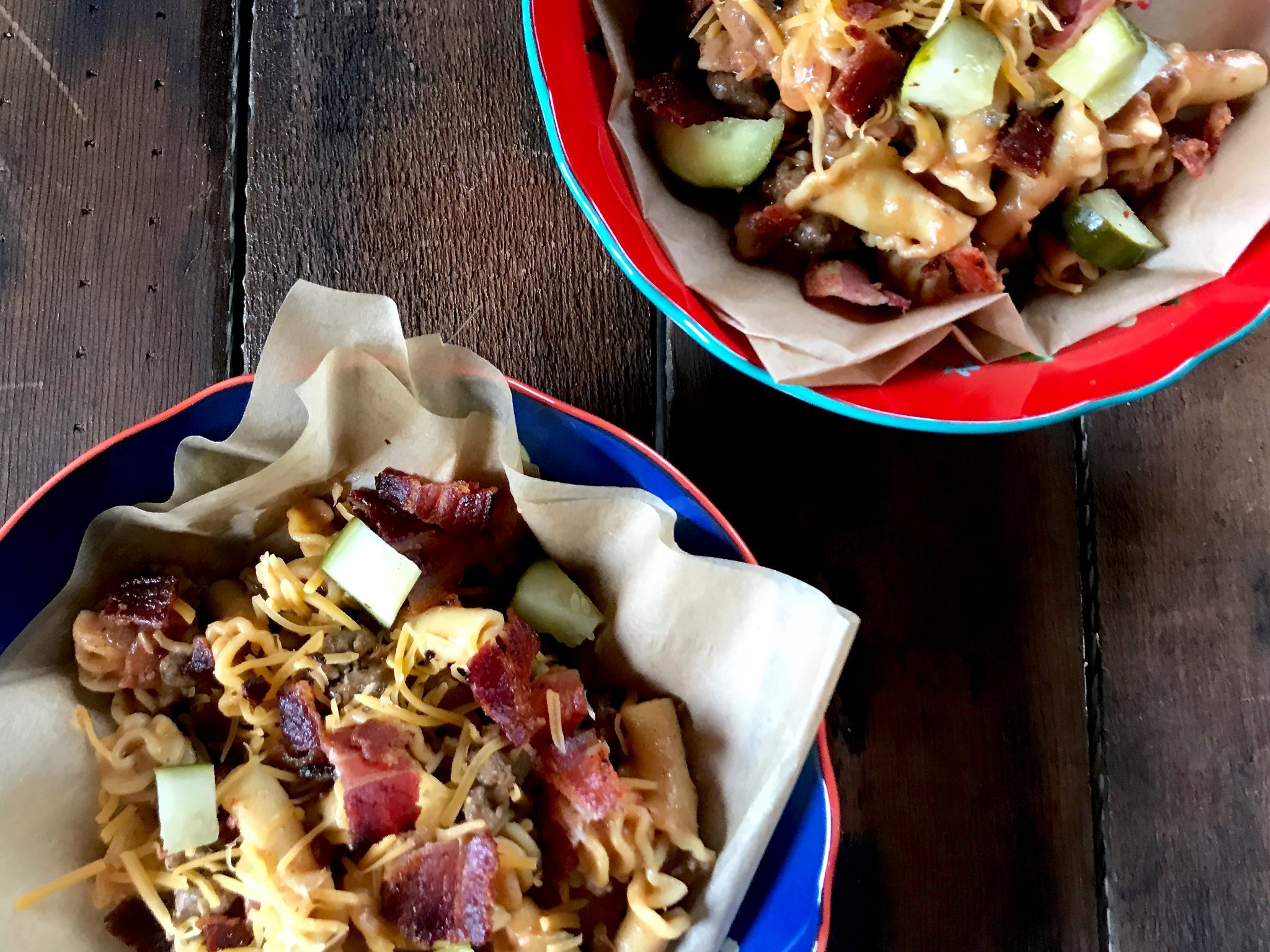 Bacon Cheeseburger Bowls - The Skinnyish Dish