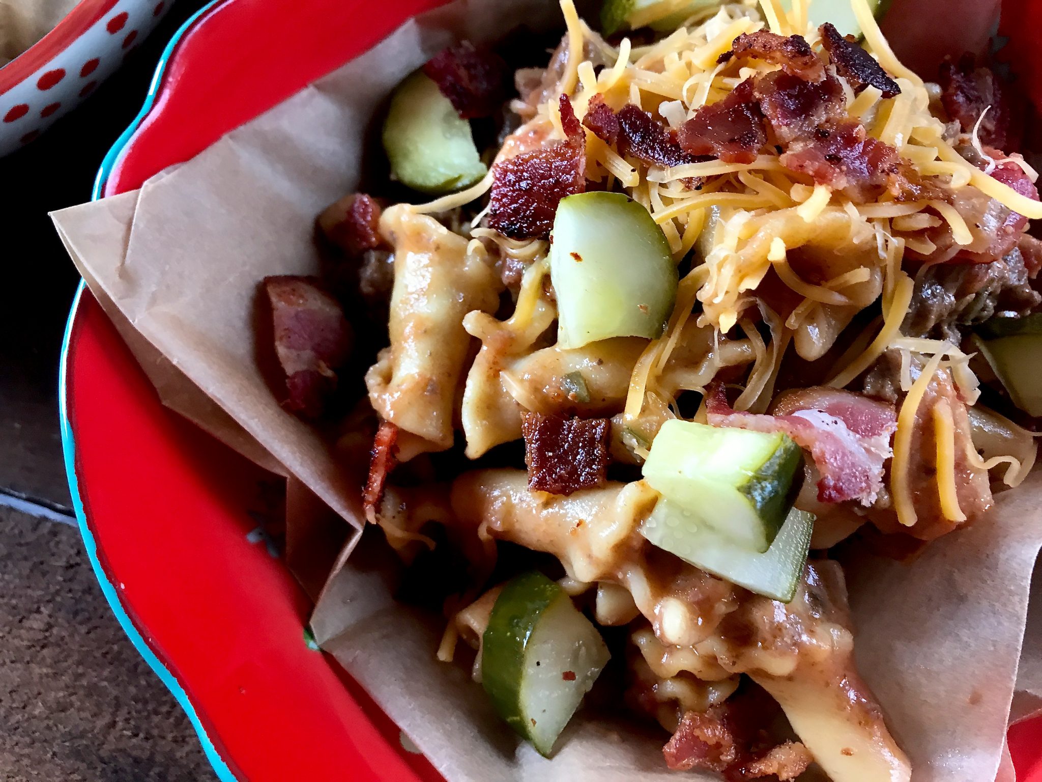 Bacon Cheeseburger Bowls - The Skinnyish Dish