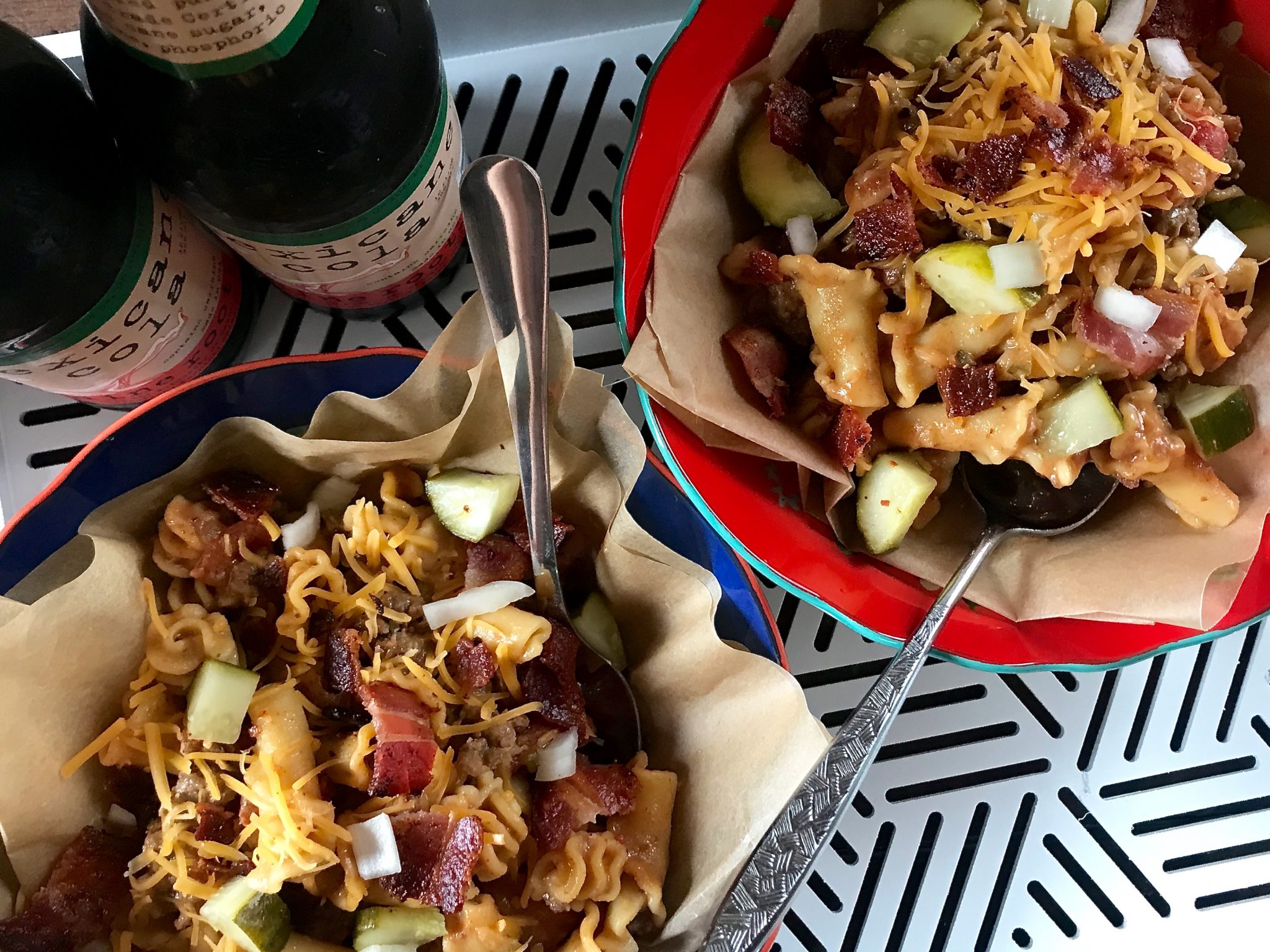 Bacon Cheeseburger Bowls - The Skinnyish Dish