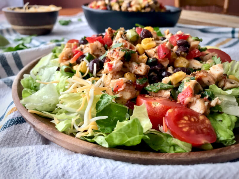 Spicy Southwestern Chicken Salad + Meal Prep - Foodie With Family