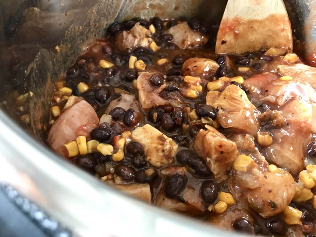 Instant Pot Chicken Burrito Bowls - The Skinnyish Dish