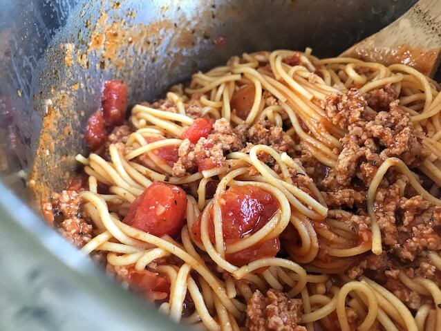 Ip spaghetti best sale and meat sauce