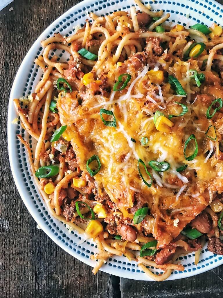 Chili-Pasta Skillet