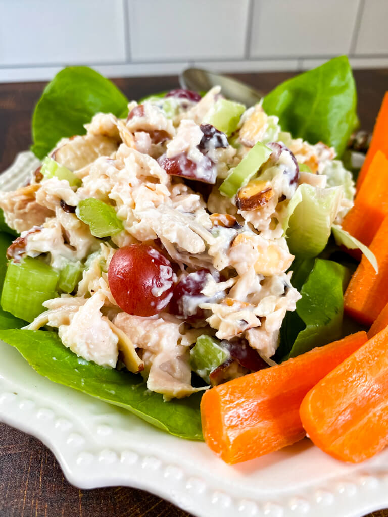 Chicken Salad With Grapes The Skinnyish Dish