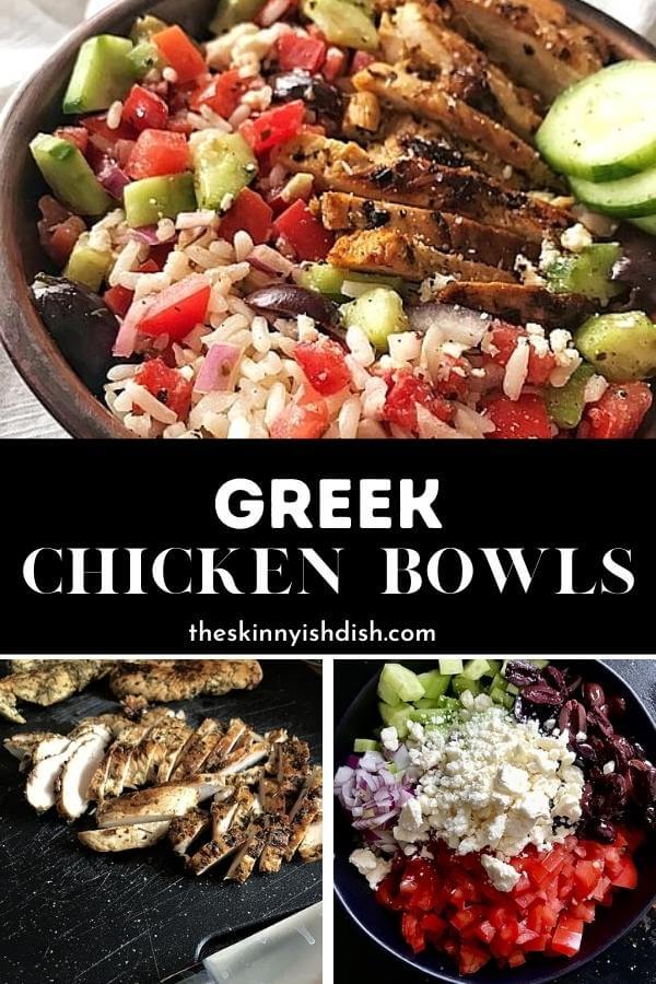 Greek Chicken Bowl - Organize Yourself Skinny