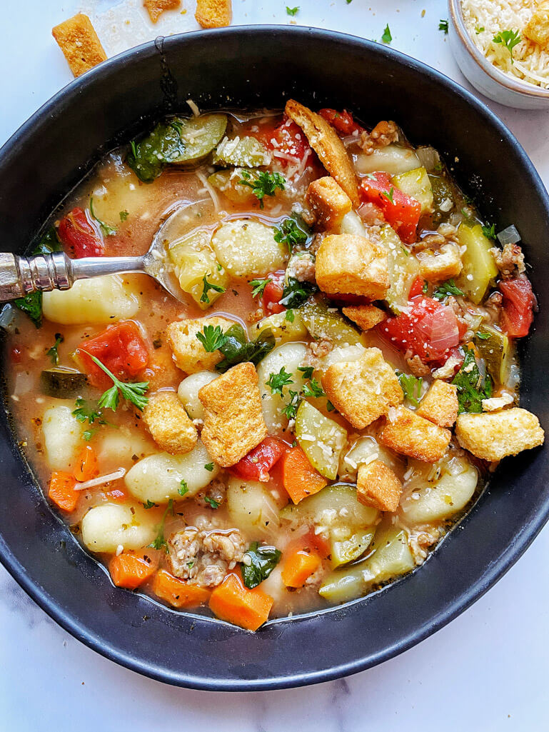 sausage and gnocchi soup