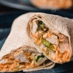 Easy Cheesy Buffalo Chicken Wraps - The Skinnyish Dish