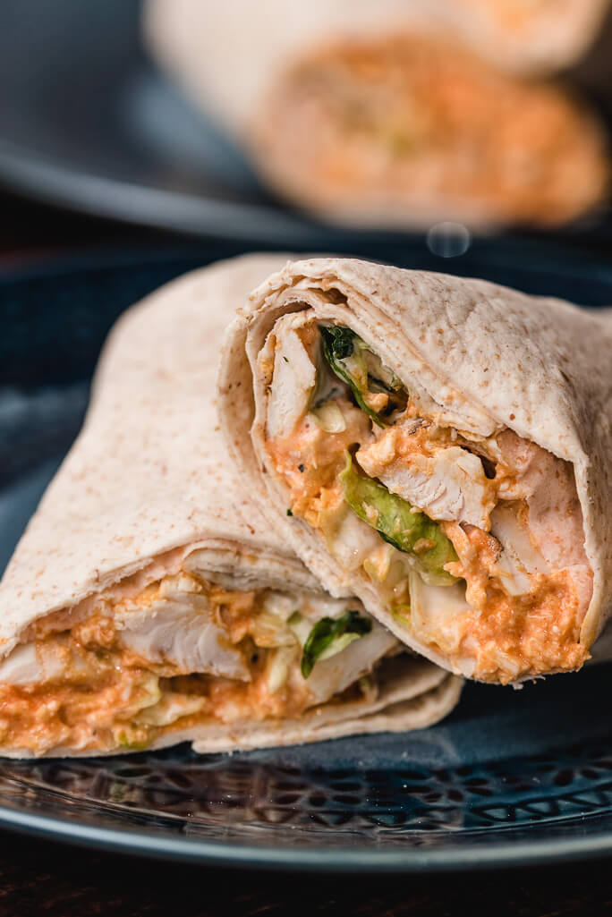 Cheesy Buffalo Chicken Wraps Recipe Cart 