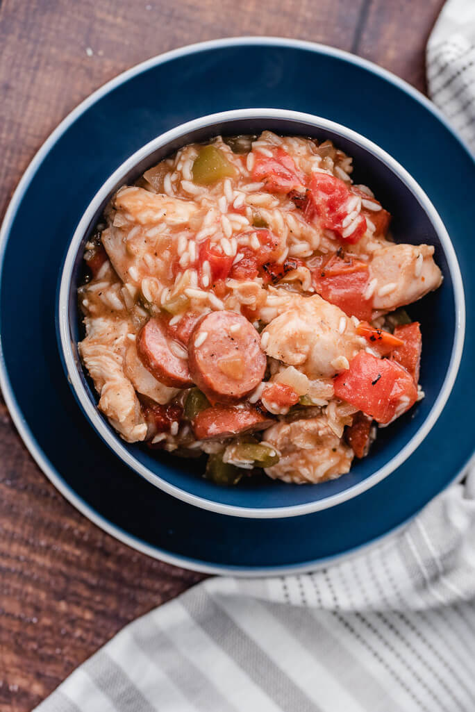 Spicy Cajun Sausage and Chicken Skillet Recipe - The Forked Spoon