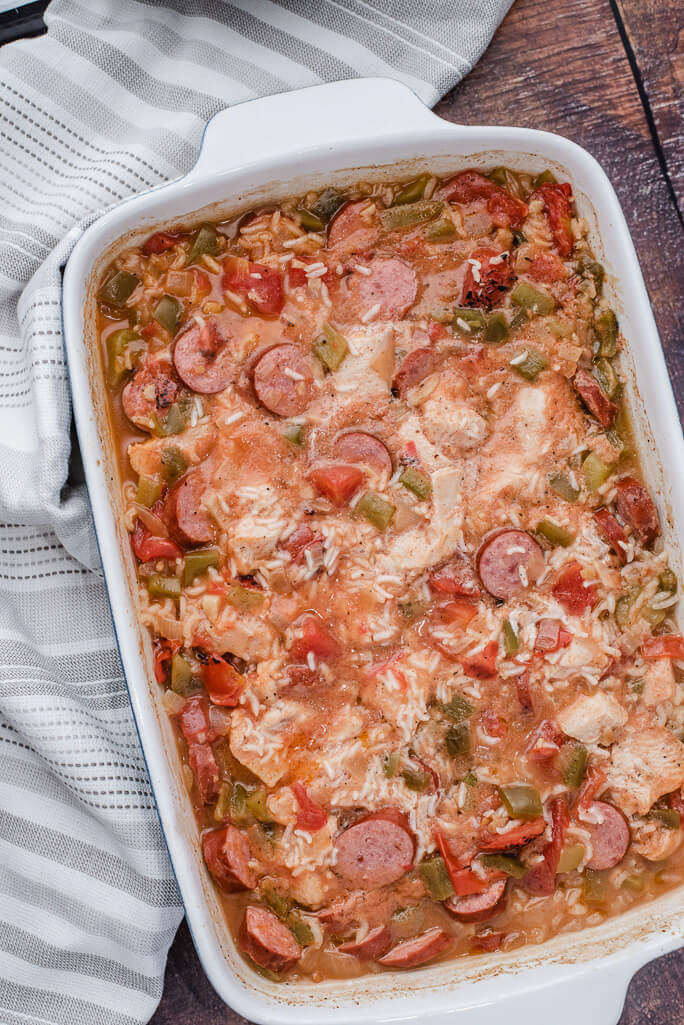 Spicy Cajun Sausage and Chicken Skillet Recipe - The Forked Spoon