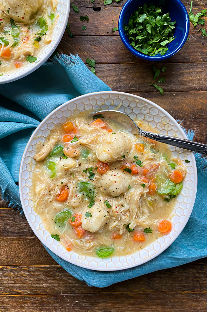 Instant Pot Chicken and Dumplings Recipe - Pinch of Yum