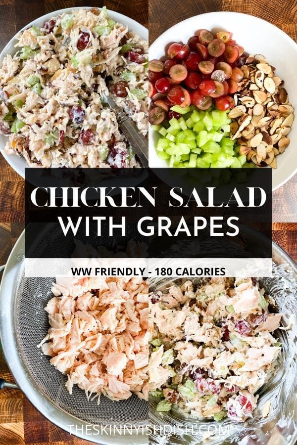 Chicken Salad With Grapes - The Skinnyish Dish