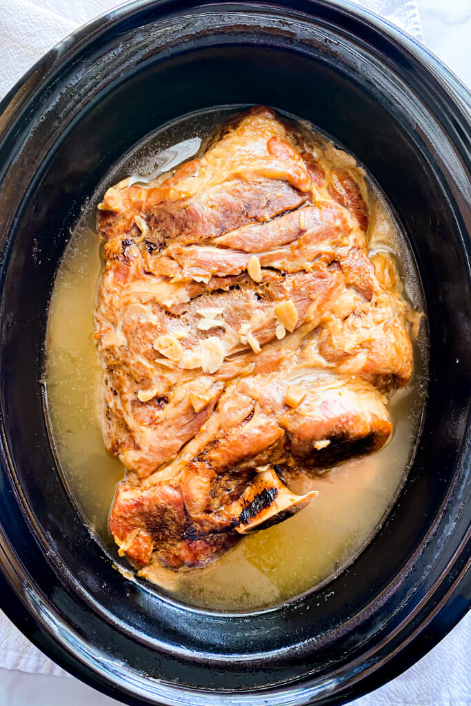 Slow Cooker Kalua Pork - Oh Sweet Basil