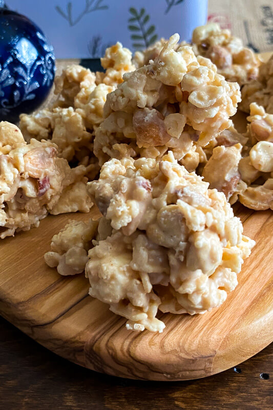 White Chocolate Peanut Butter Marshmallow Clusters - The Skinnyish Dish