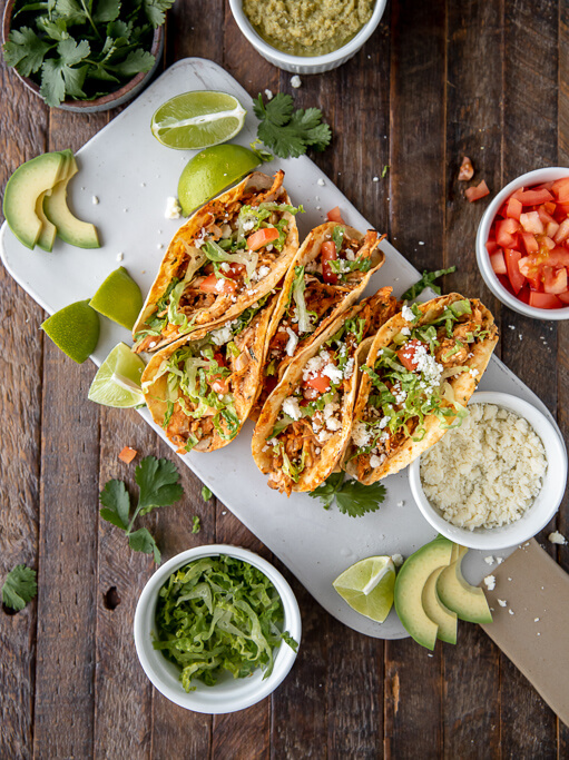 Air Fryer Chicken Tacos - Real Mom Kitchen - Air Fryer