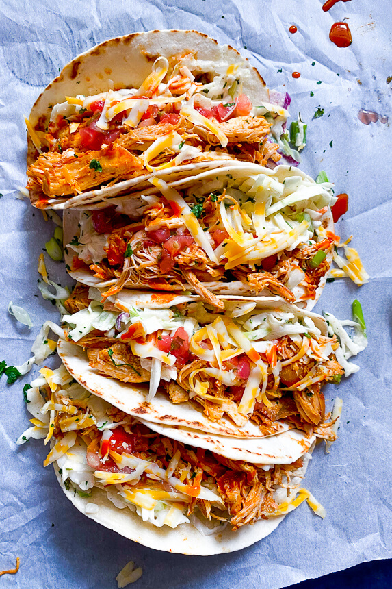 Ranch chicken discount tacos instant pot