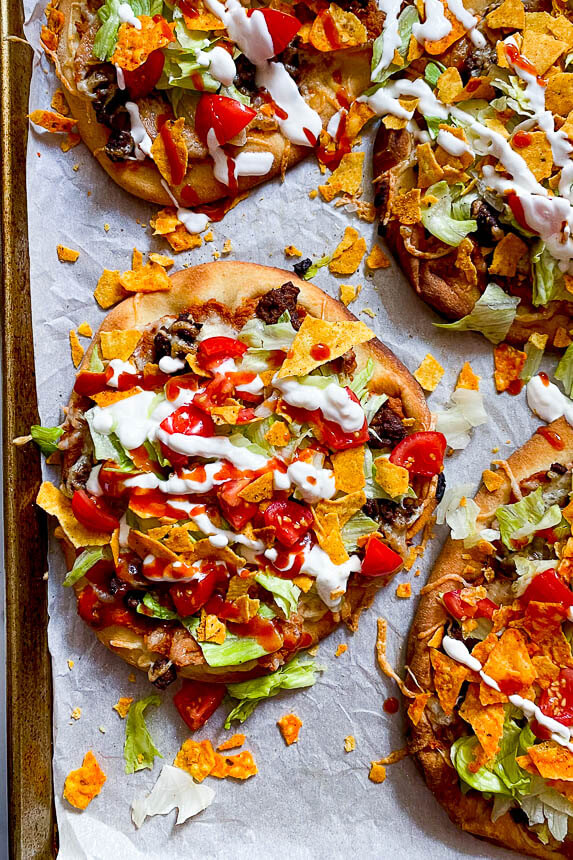 The Best Homemade Taco Pizza