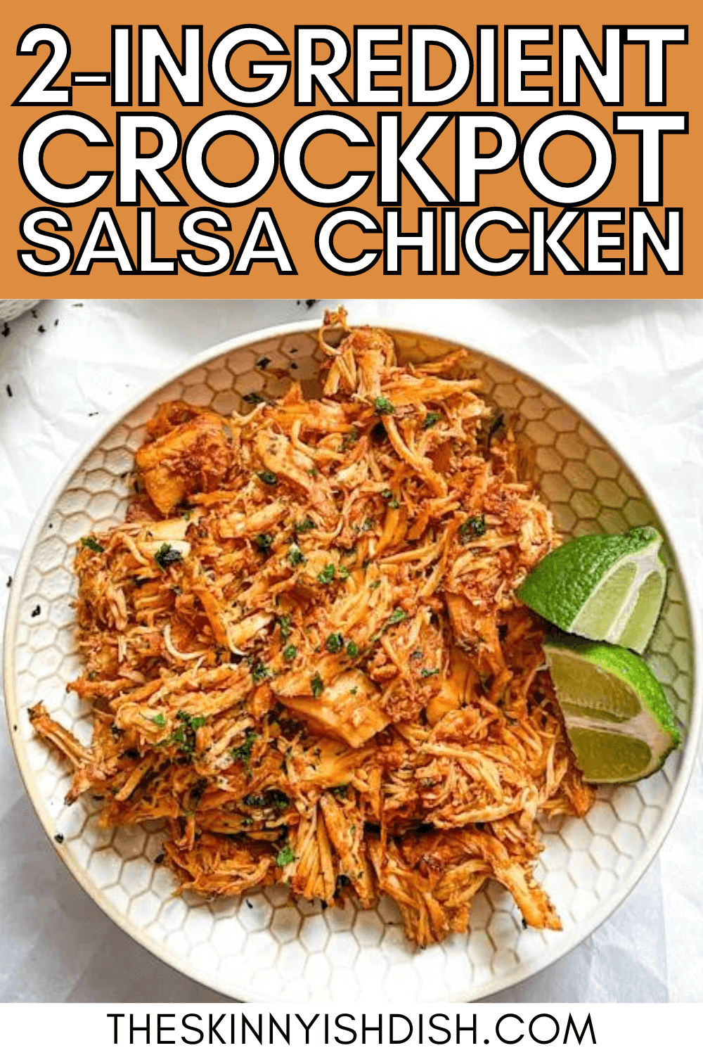 Crockpot Salsa Chicken The Skinnyish Dish