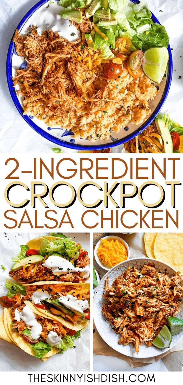 Crockpot Salsa Chicken The Skinnyish Dish