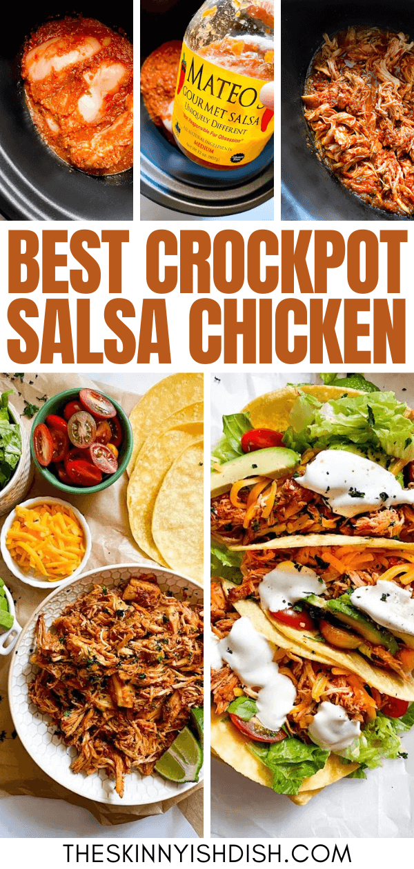 Crockpot Salsa Chicken The Skinnyish Dish