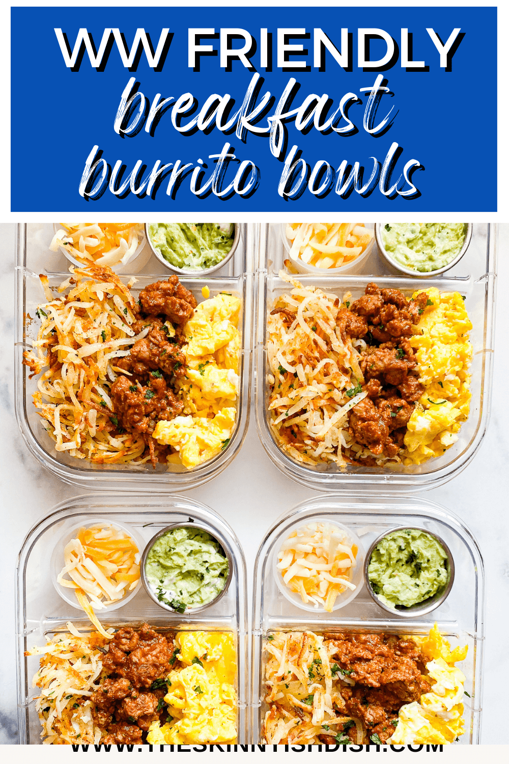 Breakfast Burrito Bowl (Healthy, Fast, and Easy Meal Prep!)