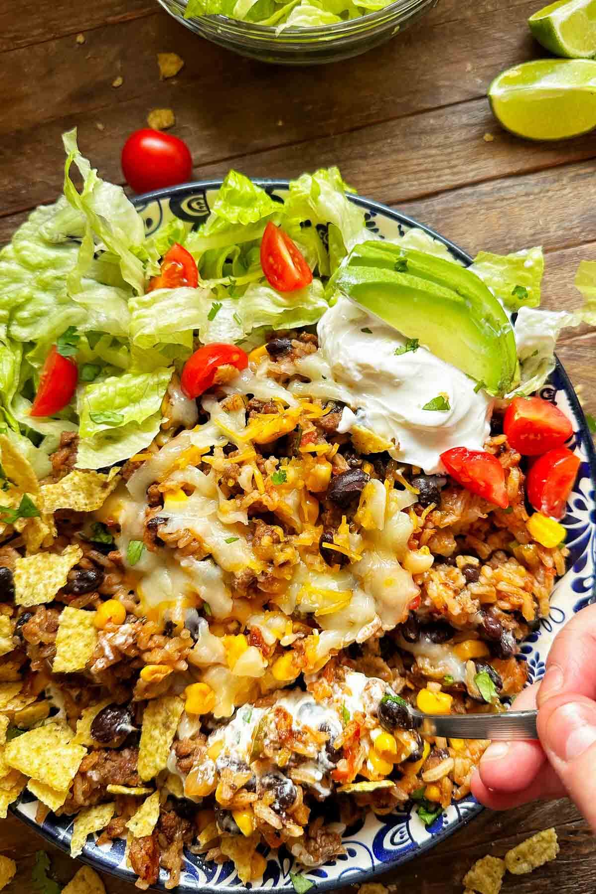 Easy Taco Rice With Queso Recipe: The Ultimate Cheesy Dinner