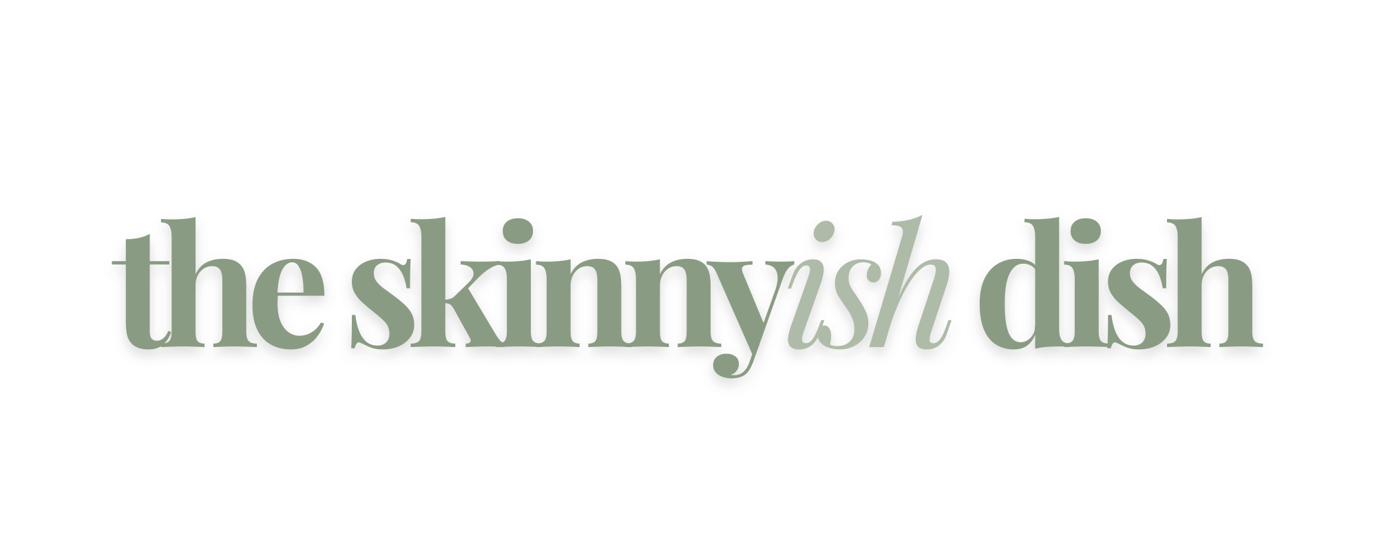 The Skinnyish Dish logo